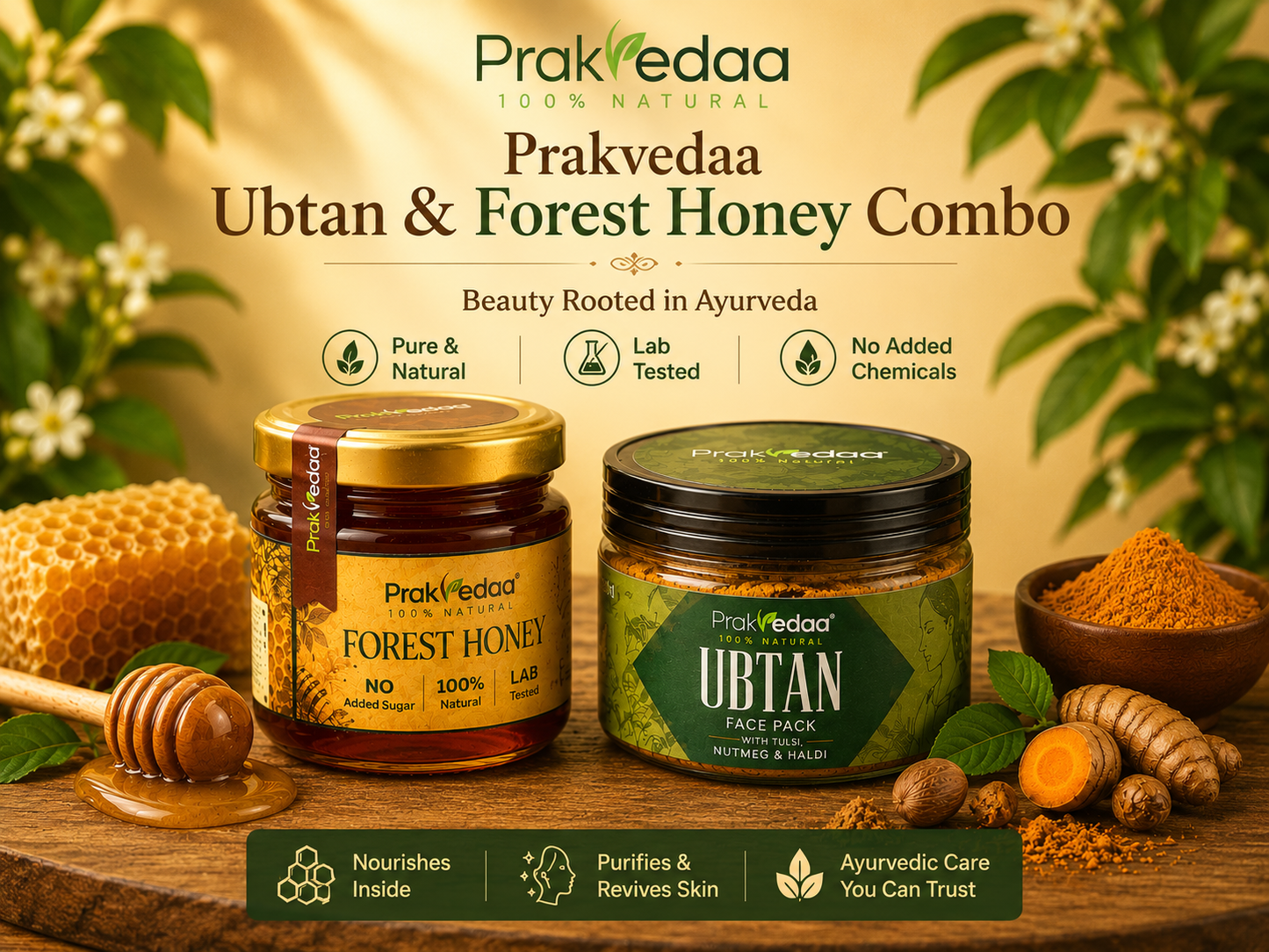 Ubtan & Forest Honey Combo